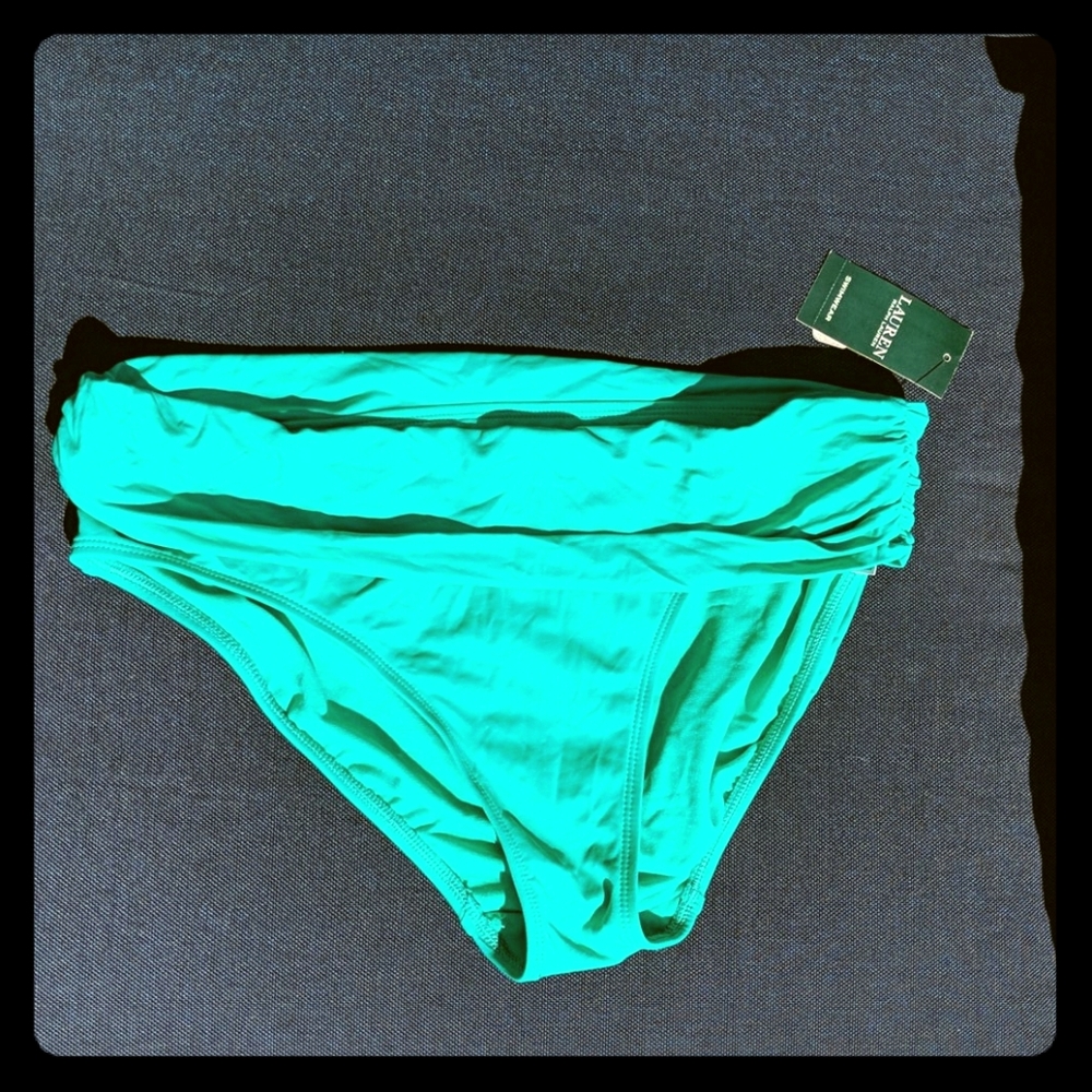 Ralph Lauren seafoam green bikini bottoms 16